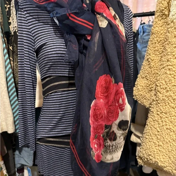 Anthropology soft Large Blue Ruched NWT Baily 44 Bodycon Dress stretchy - Picture 9 of 14